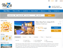 Tablet Screenshot of ibizasummervillas.com